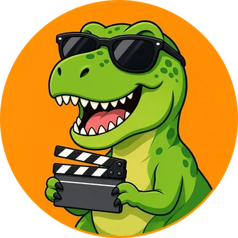 PunchCut Media dino mascot